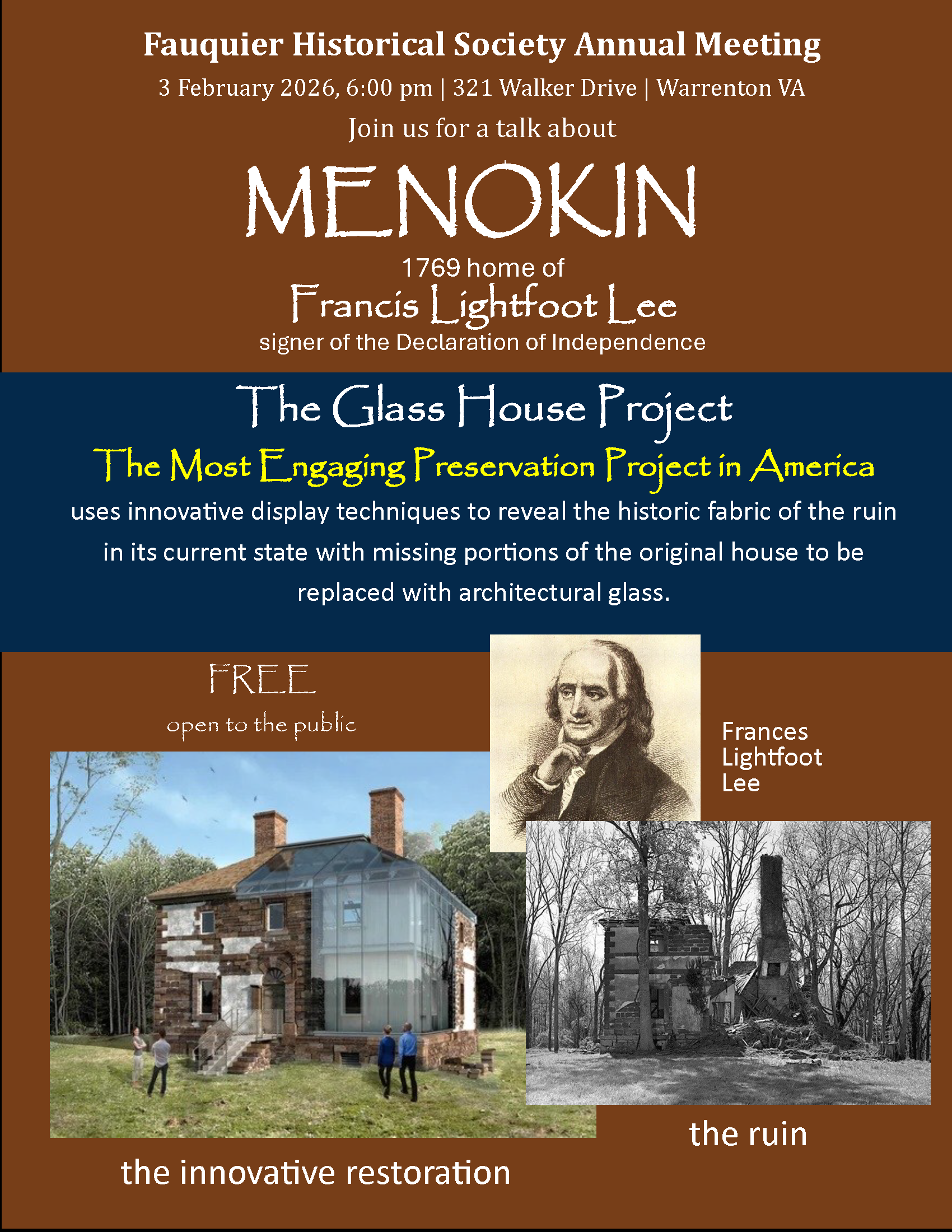 Fauquier Historical Society Annual Meeting